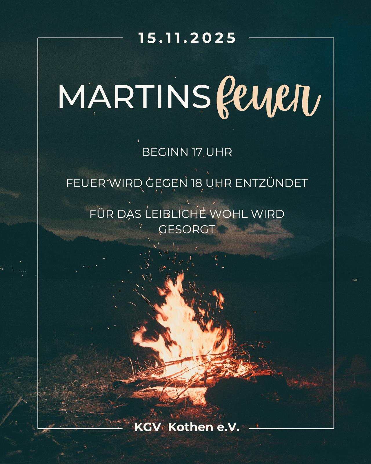 Martinsfeuer 15.11.2025