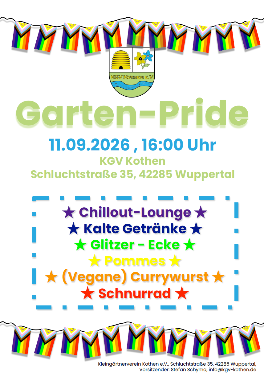 Garten Pride 2026
